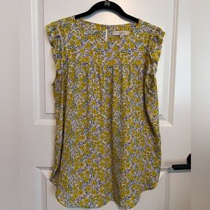 LOFT Floral Blouse